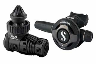 Регулятор для дайвинга Scubapro MK25 DIN/S600 BLACK TECH Регулятор для дайвинга Scubapro MK25 DIN/S600 BLACK TECH