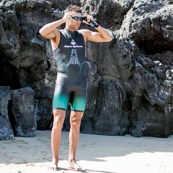 Купить гидрокостюм для бассейна Phelps AquaSkin короткий мужской