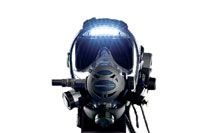 Полнолицевая маска Ocean Reef Neptune Space с осветителем Visor Light