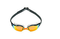 Очки для плавания Phelps Xceed Оранжевые зеркальные линзы Titanuim