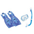 TUSA Детский комплект маска+трубка+ласты Mini-Cleo Hyperdry UPR 2221B