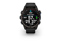 Garmin Descent Mk3i Карбоново-серый DLC из титана с черным силиконовым ремешком